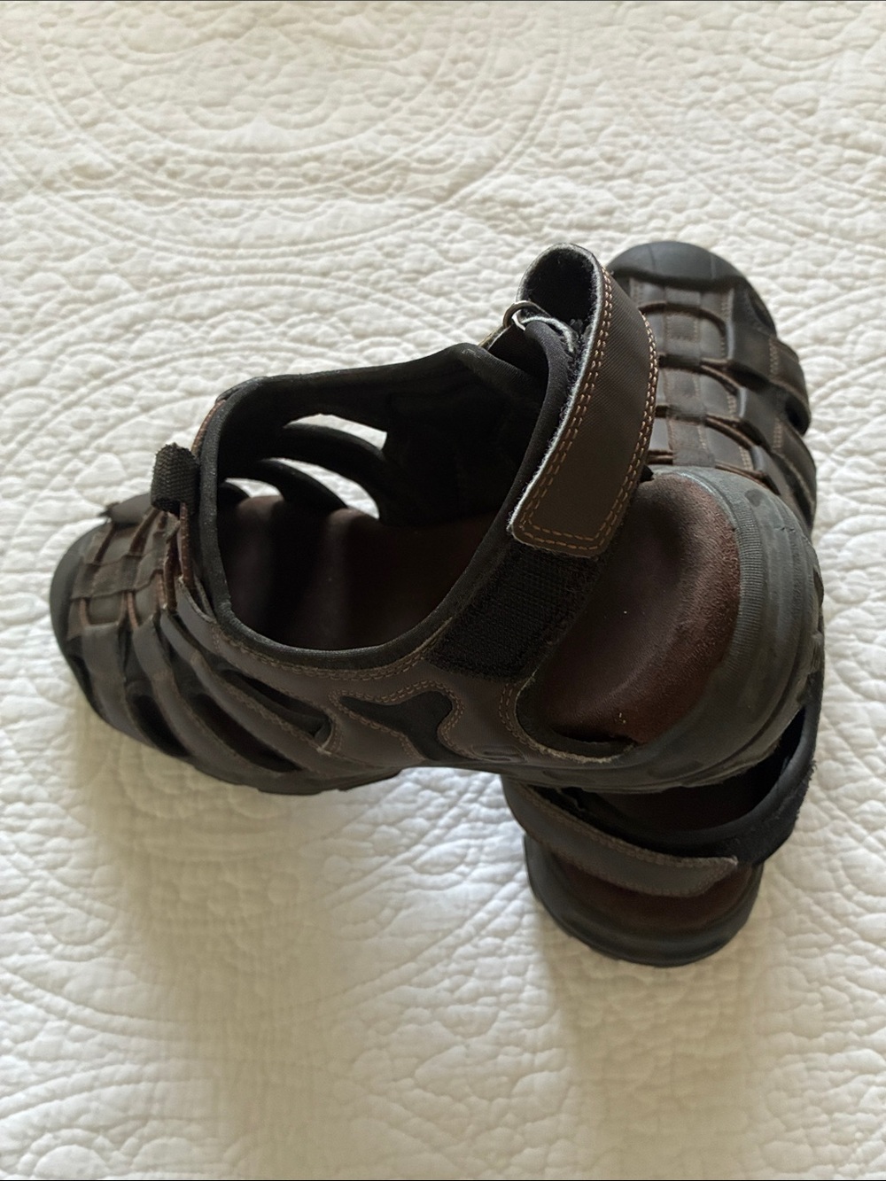 Skechers Men's Brown Strappy Fisherman Sandals - Picture 5 of 5